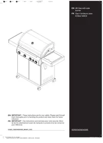 BRICO DEPOT Barbecue en inox 4 feux - Barbecue en inox