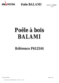 Notice INVICTA BALAMI Poêle à bois