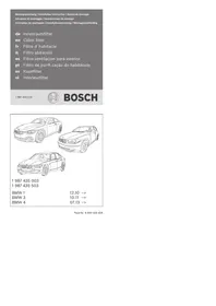 BMW 1/BMW 3/BMW 4 BOSCH
