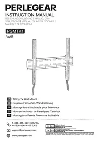 Notice PERLEGEAR PMGTK1 Support mural pour téléviseur
