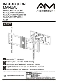 Notice ALPHAMOUNT APLF6 Support mural pour téléviseur