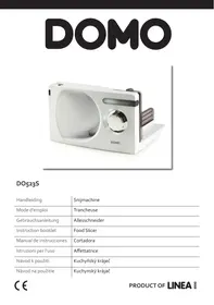 Notice DOMO DO523S Trancheuse