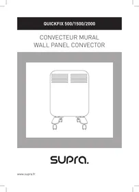 Notice SUPRA QUICKFIX500 Chauffage électrique