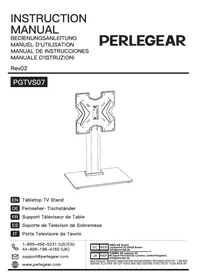 Notice PERLEGEAR PGTVS07 Support TV