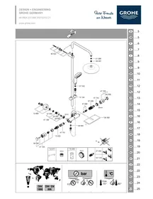 GROHE Euphoria System 180 - Colonne de douche