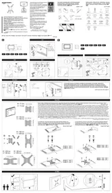Notice Amazon Basics VESA Support mural pour téléviseur