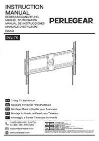 Notice PERLEGEAR PGLT5 Support TV mural