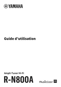 Notice YAMAHA RN800A Ampli/tuner réseau