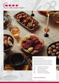 Notice NEFF CL4TT11N0 Machine à café automatique