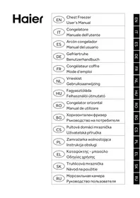 Notice HAIER HCE301E Congélateur coffre