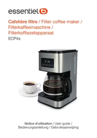 Notice ESSENTIELB ECP4S Cafetière