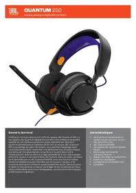 Notice JBL QUANTUM 250 Casque gaming