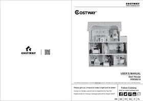 Notice COSTWAY HW56619 Maison de poupée