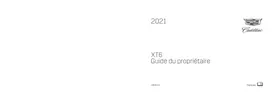 Notice CADILLAC XT6 (2021) Automobile