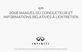 Notice INFINITI Q70 (2018) Automobile