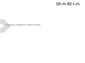 Notice DACIA MEDIA CONTROL (2023) Automobile