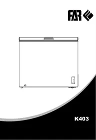 Notice FAR K403 Congélateur coffre