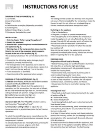 Notice HOTPOINT CS1A200H2 Congélateur coffre