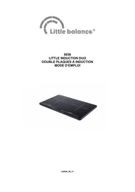 Notice LITTLE BALANCE 8858LITTLEINDUCTIONDUO Rechaud