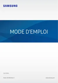 Notice SAMSUNG SMR390NIDAXEF Montre connectée