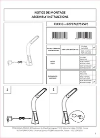 Notice BUT FLEX G Lampe de bureau