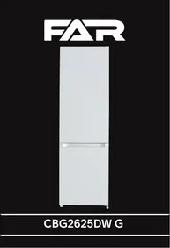 Notice FAR CBG2625DW Réfrigérateur congélateur combiné