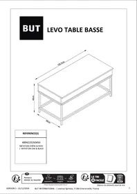 Notice BUT LEVO Table basse