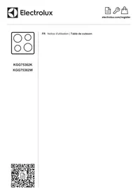 ELECTROLUX KGG75362K - Plaque de cuisson