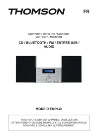 THOMSON MIC120BT / MIC121BT / MIC122BT MIC123BT / MIC125BT - Micro chaîne audio