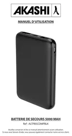 Notice Akashi ALTPB5COMPBLK Chargeur externe