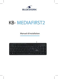 Notice BLUESTORK KBMEDIAFIRST2 Clavier