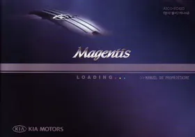 Notice KIA MAGENTIS MS (2000-2005) Automobile