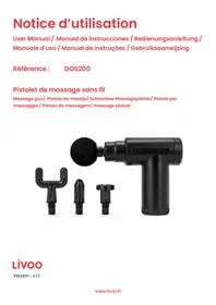 LIVOO DOS200 - Pistolet de massage