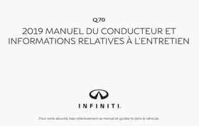 Notice INFINITI Q70 (2019) Automobile