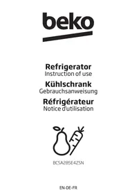 BEKO BCSA285E4ZSN - Réfrigérateur combiné intégré