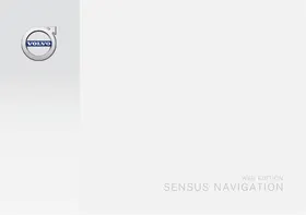 Notice VOLVO SENSUS (2016) - NAVIGATION Automobile