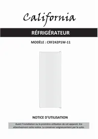 CALIFORNIA CRF242P1W11 - Réfrigérateur