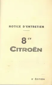Notice CITROEN ROSALIE (1932-1938) Automobile