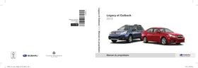 Notice SUBARU LEGACY ET OUTBACK (2013) Automobile