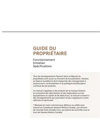 Notice Genesis GV60 (2021-2025) Automobile