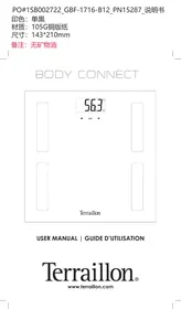 TERRAILLON BODYCONNECT - Impédancemètre