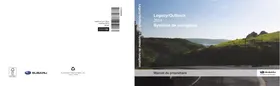 Notice SUBARU LEGACY ET OUTBACK 2014 SYSTèME DE NAVIGATION Automobile