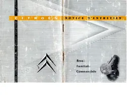 Notice CITROEN ID 19F BREAK FAMILIALE COMMERCIALE (1957-1975) Automobile