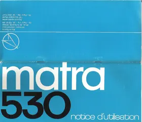 Notice MATRA 530 (1967-1970) Automobile