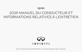 Notice INFINITI QX80 (2019) Automobile
