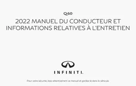 Notice INFINITI Q60 (2022) Automobile