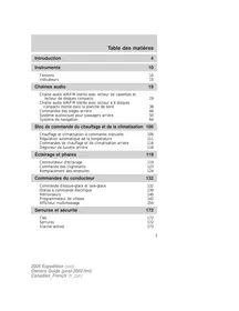 Notice FORD EXPEDITION (2003-2006) Automobile