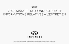 Notice INFINITI QX80 (2022) Automobile