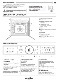 WHIRLPOOL WOI4S8PM0SBAF - Four électrique