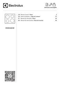 ELECTROLUX EIV63342CW - Plaque de cuisson